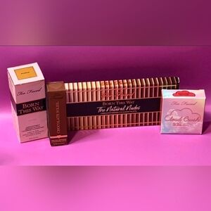 Too Faced Born This Way Natural Nudes Palette BUNDLE - 4 TOO FACED products